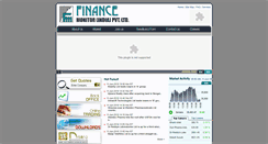 Desktop Screenshot of financemonitor.co.in